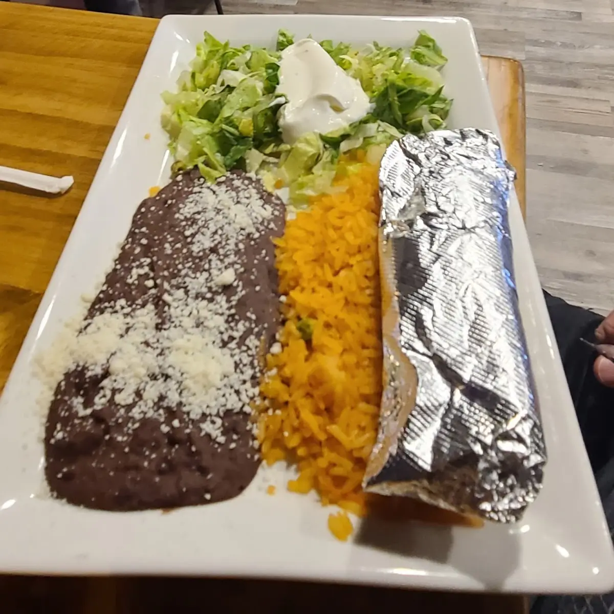Refried Beans and Rice