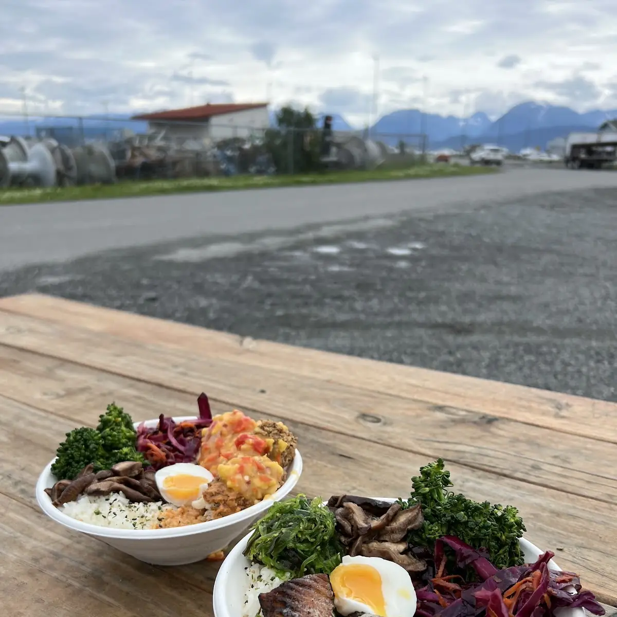 The Adak Hazelnut Crusted Halibut and the Black Cod Special