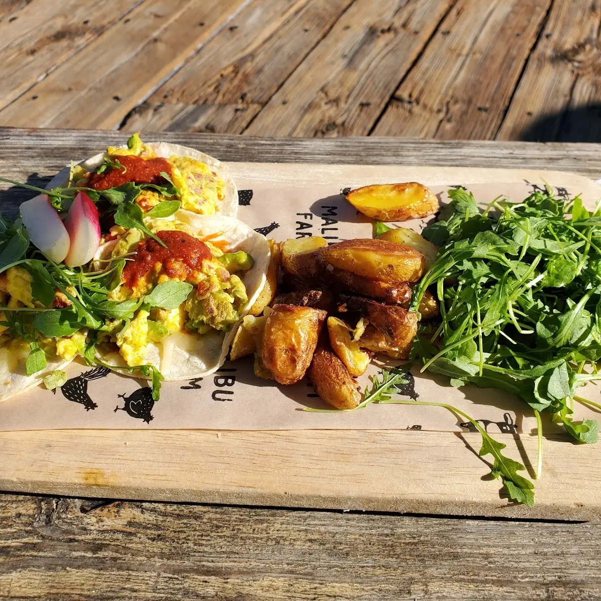 Malibu Farm Shrimp Tacos