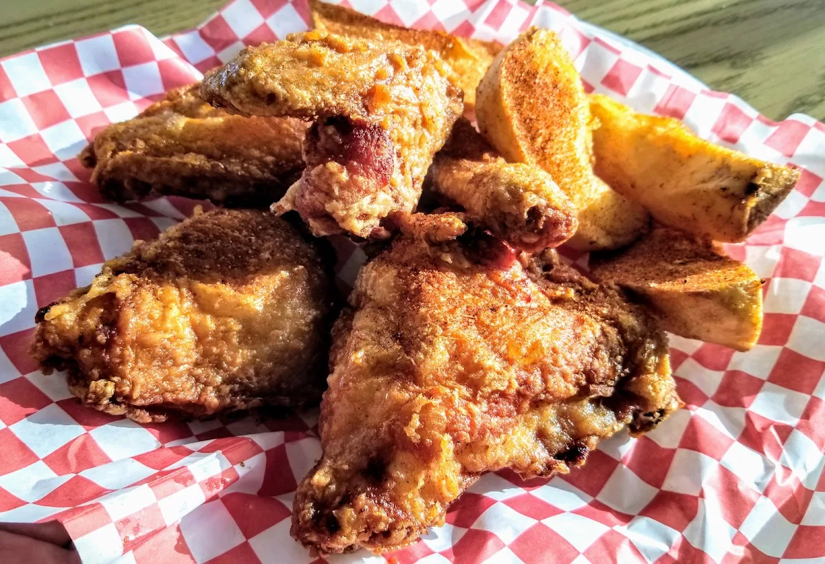 Fried Chicken and Potato