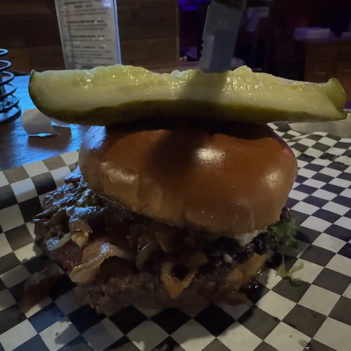 Bacon Blue Cheese Burger