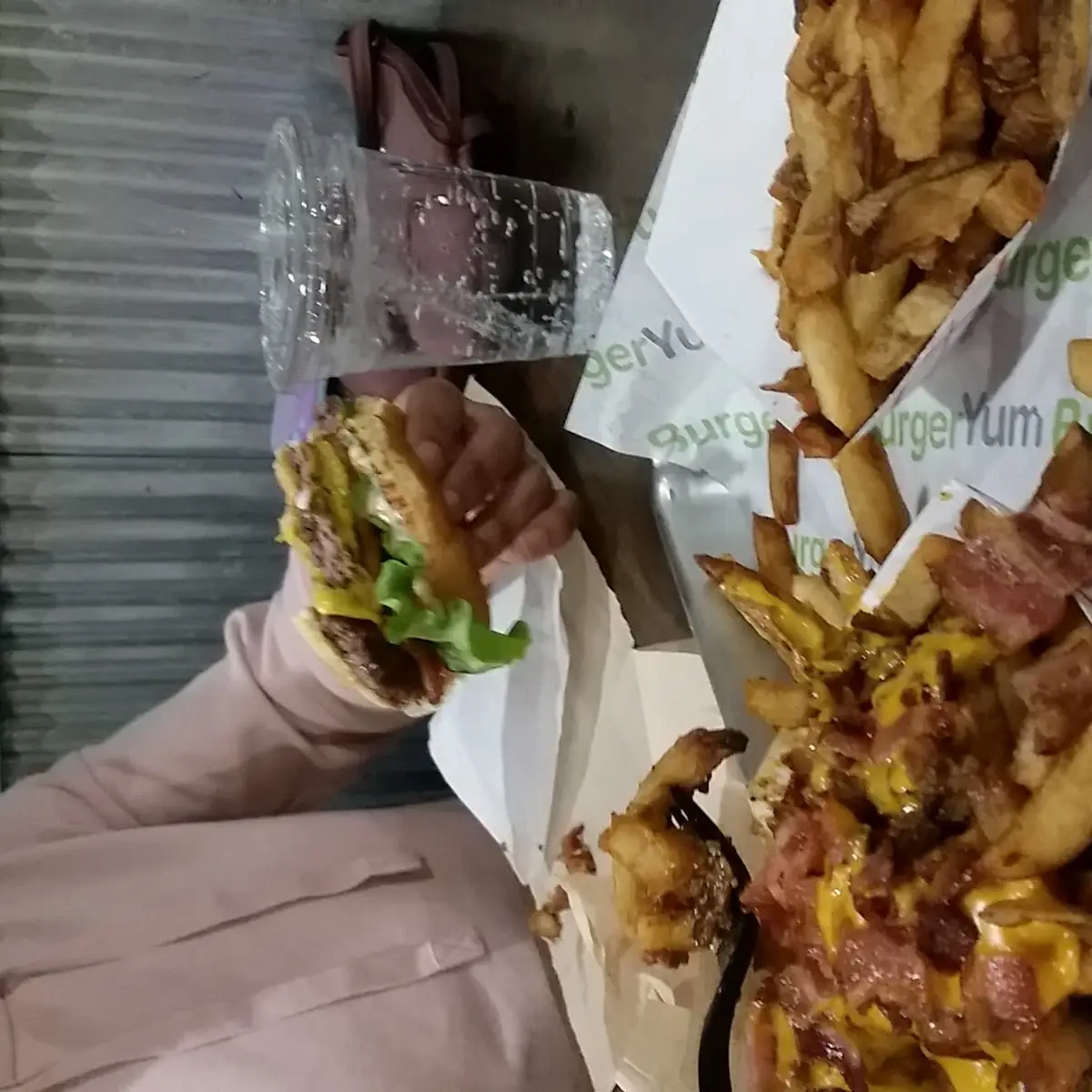 Burger and Fries