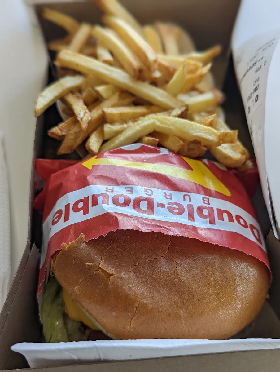 Double Double Cheeseburger Combo Fried Ric