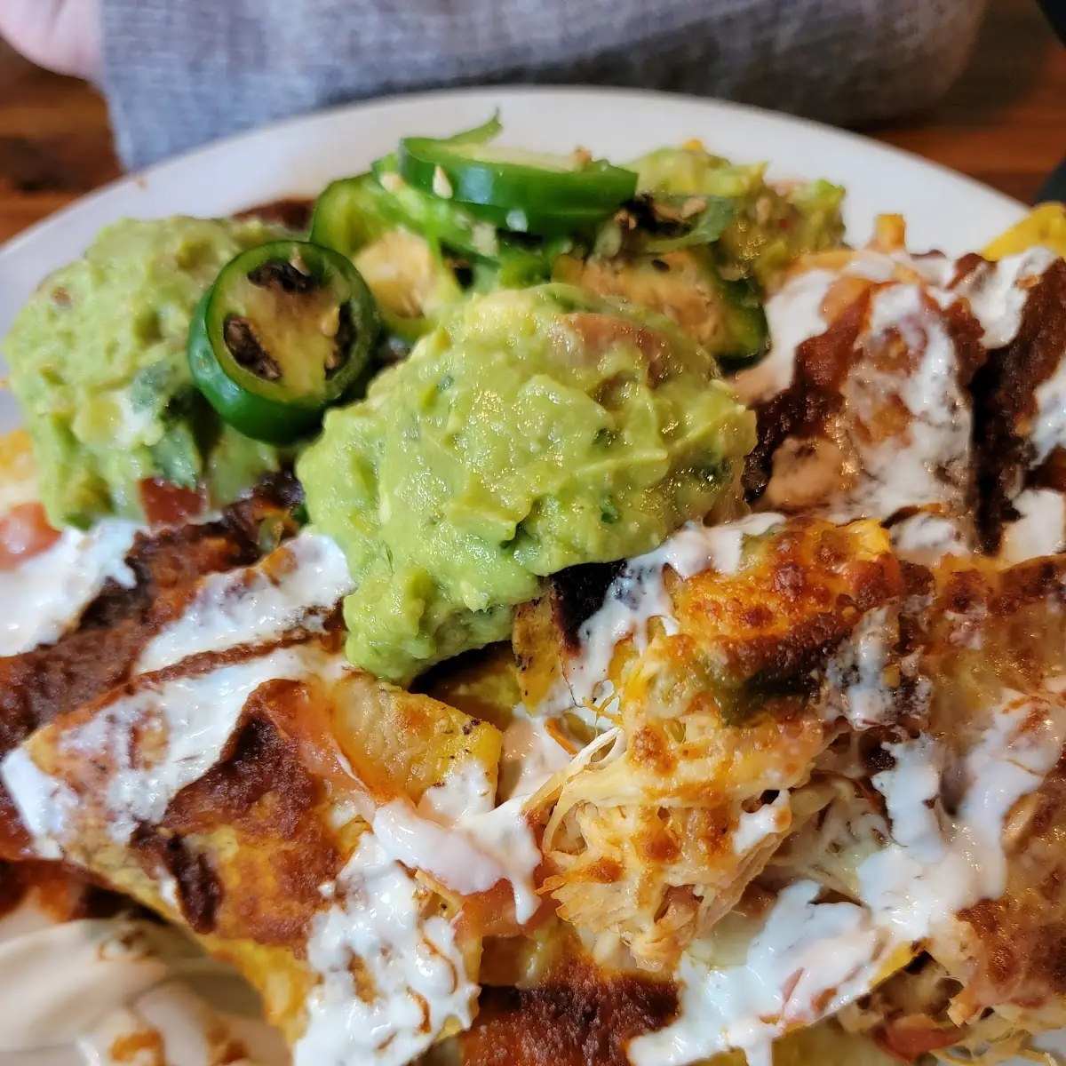 Our Famous Pulled Chicken Nachos
