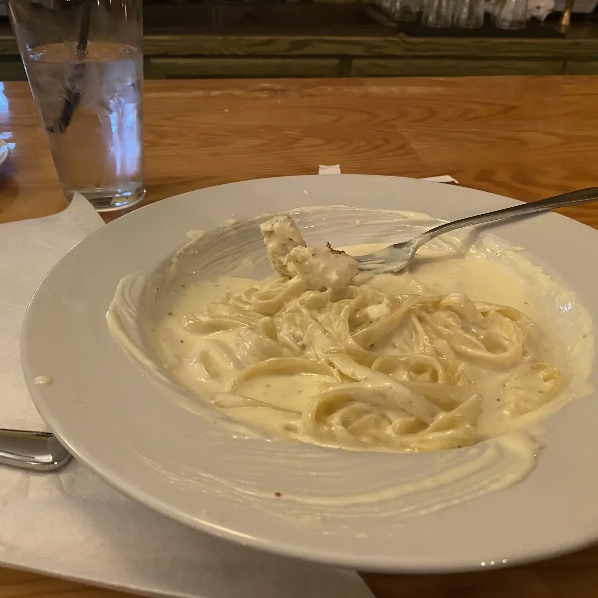 Fettuccine Alfredo with Chicken