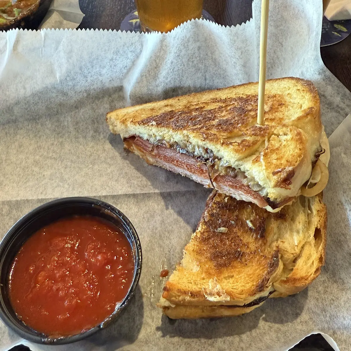 Brisket Grilled Cheese