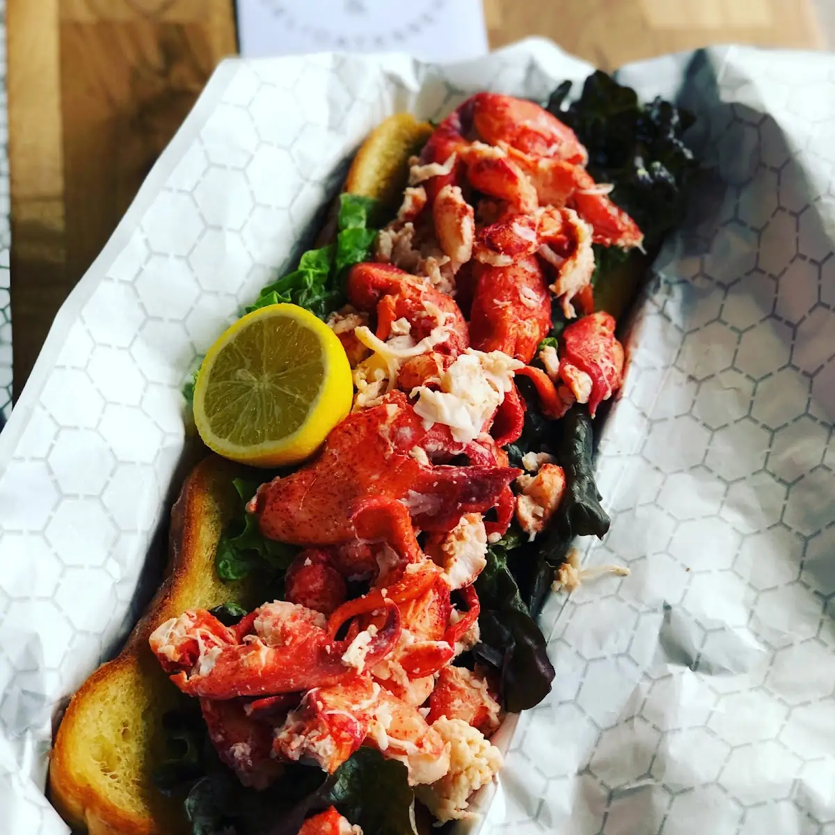 QBD Foot Long Lobster Roll