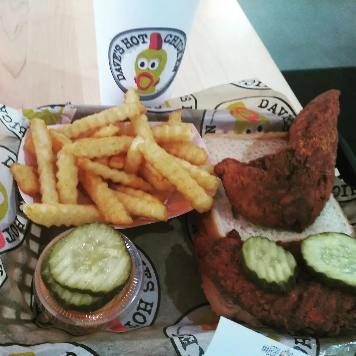 Hot Chicken Tender Combo