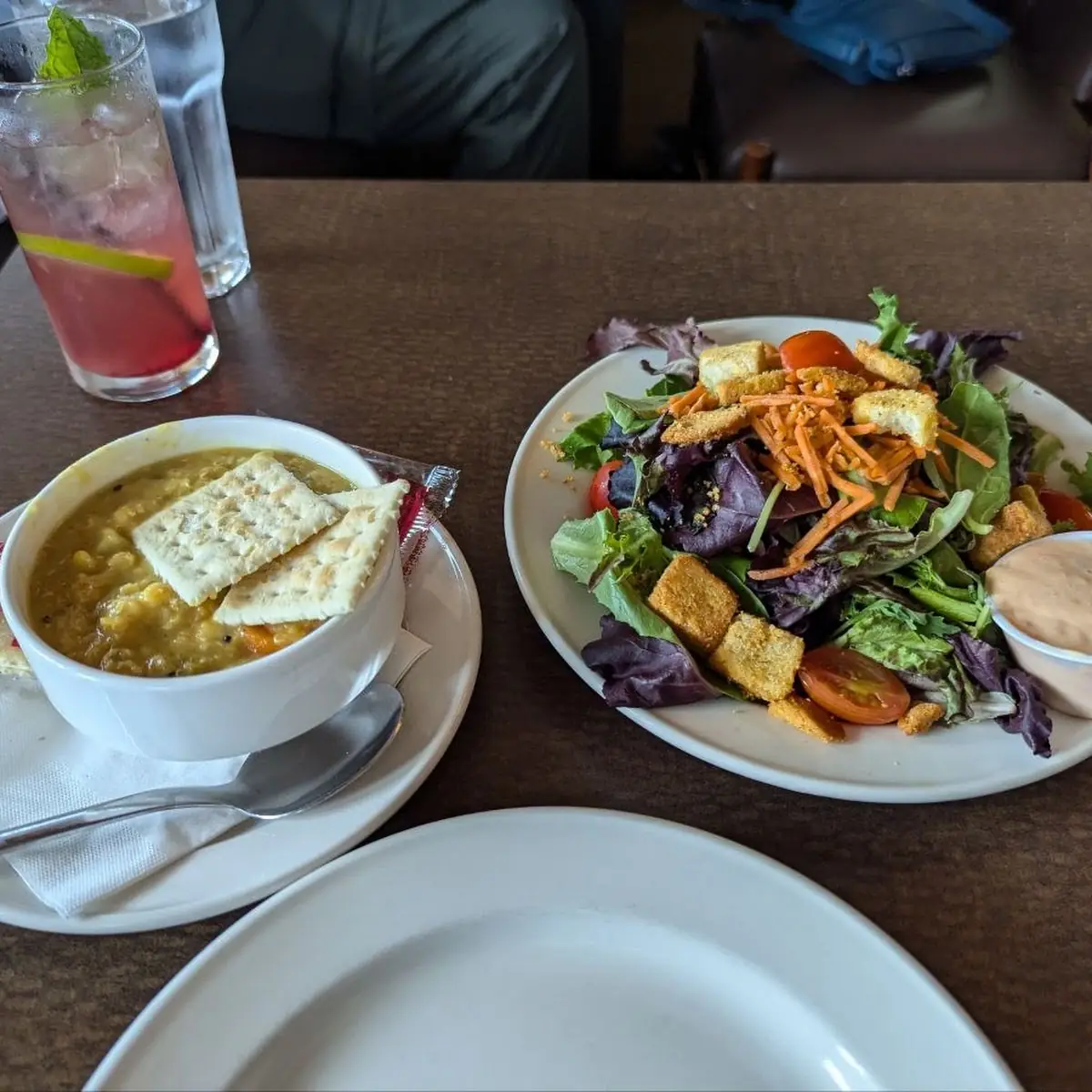 Soup and House Salad