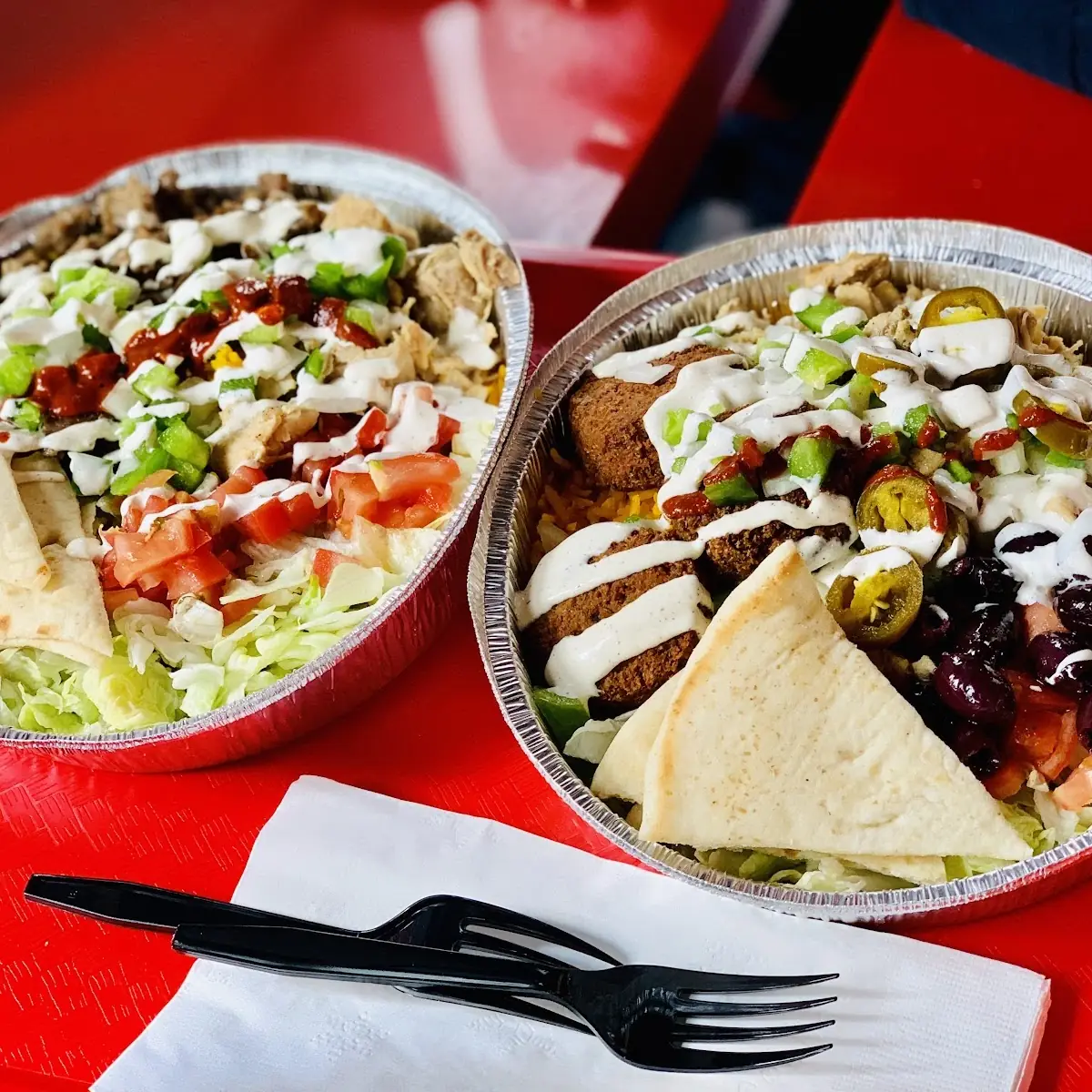 Chicken Beef Gyro Platter