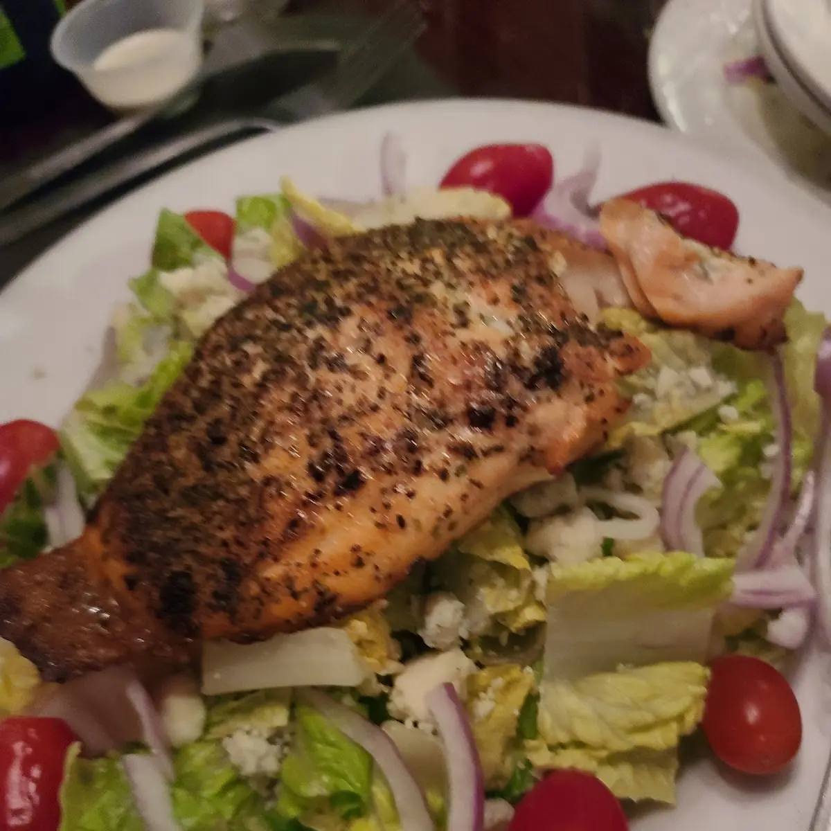Grilled Salmon Salad