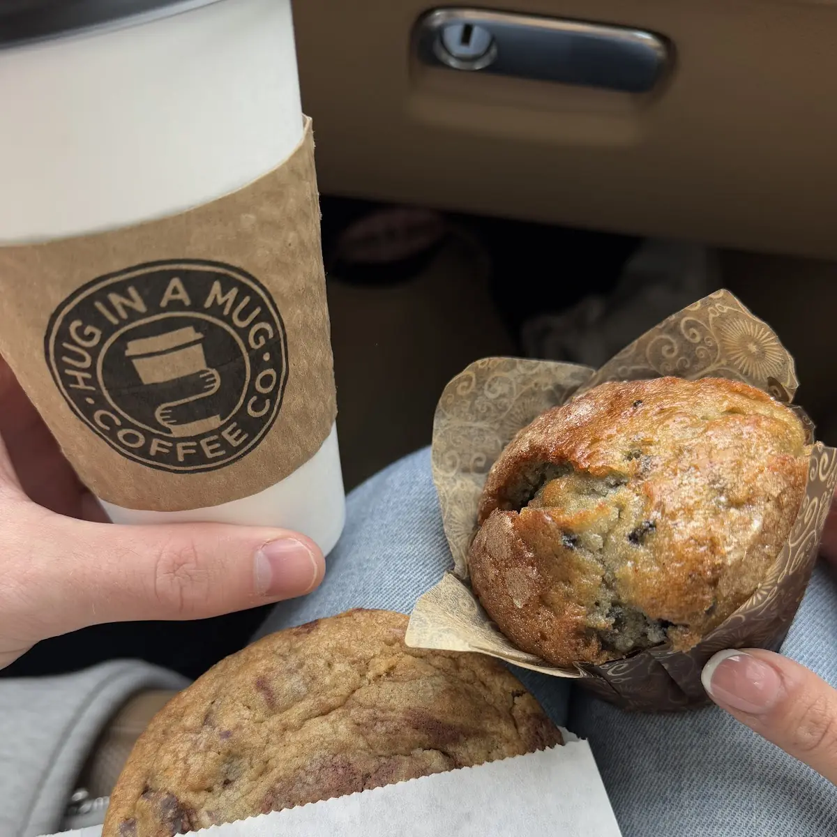 Blueberry Muffin and Chocolate Chip Cookie
