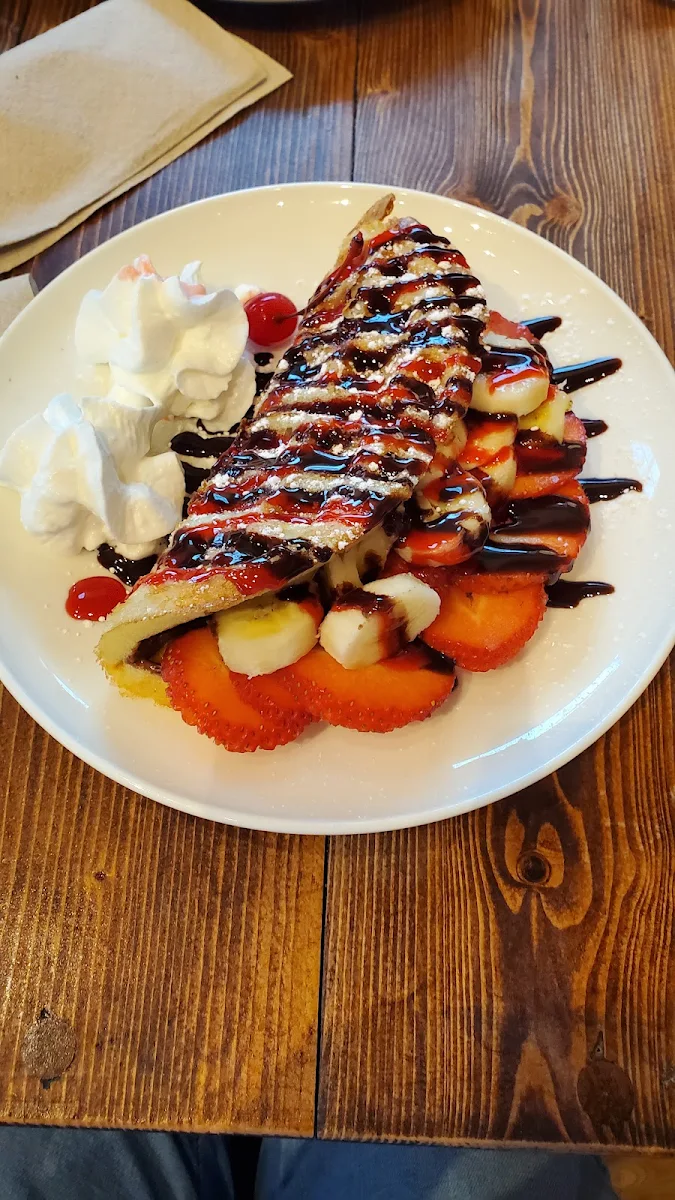 Banana Split Waffle