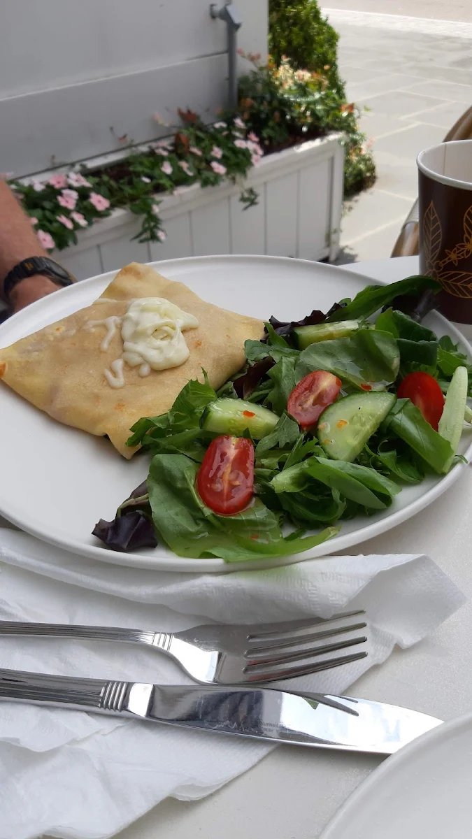 Ham and Cheese Crepe