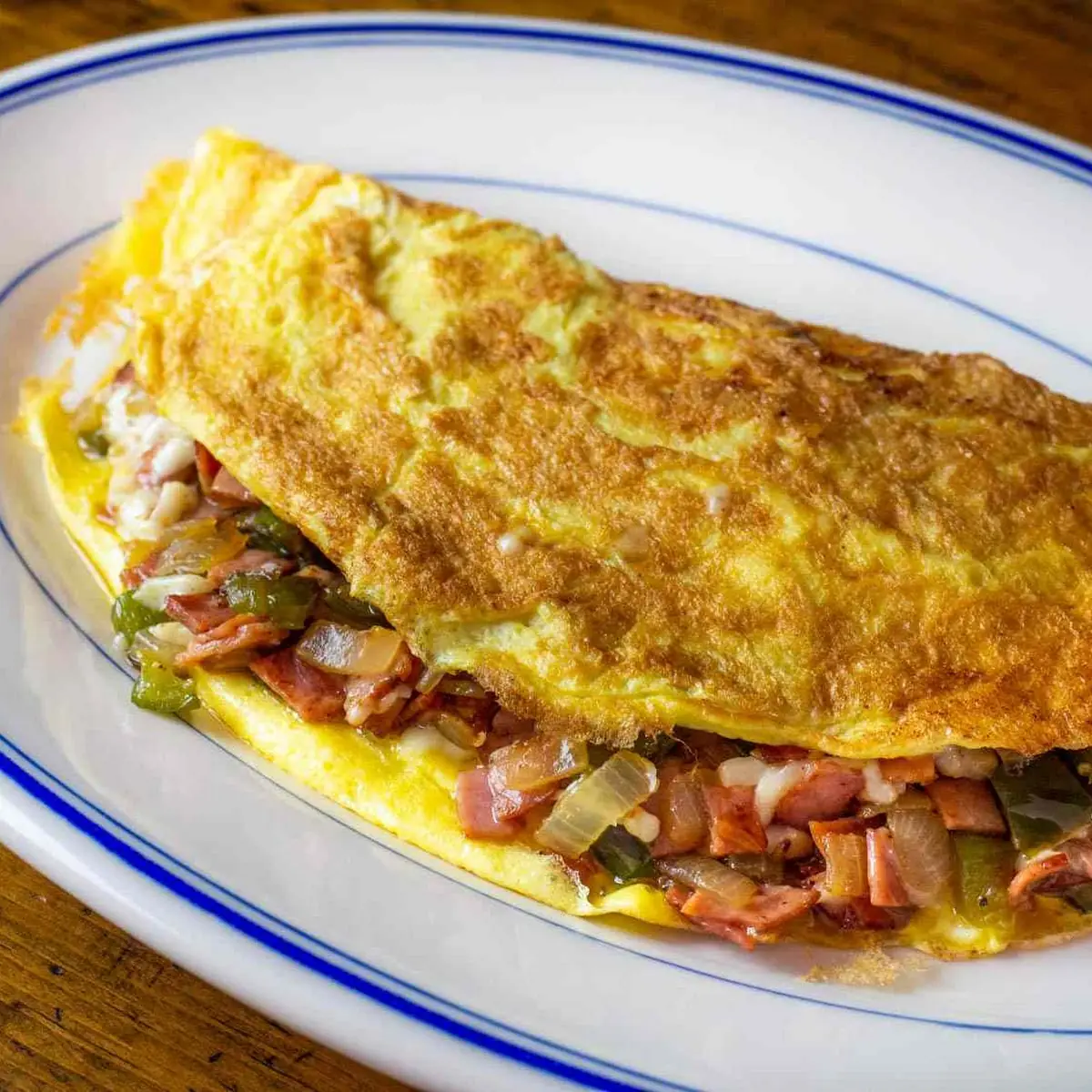 Jack & Cheddar Omelet with One Side