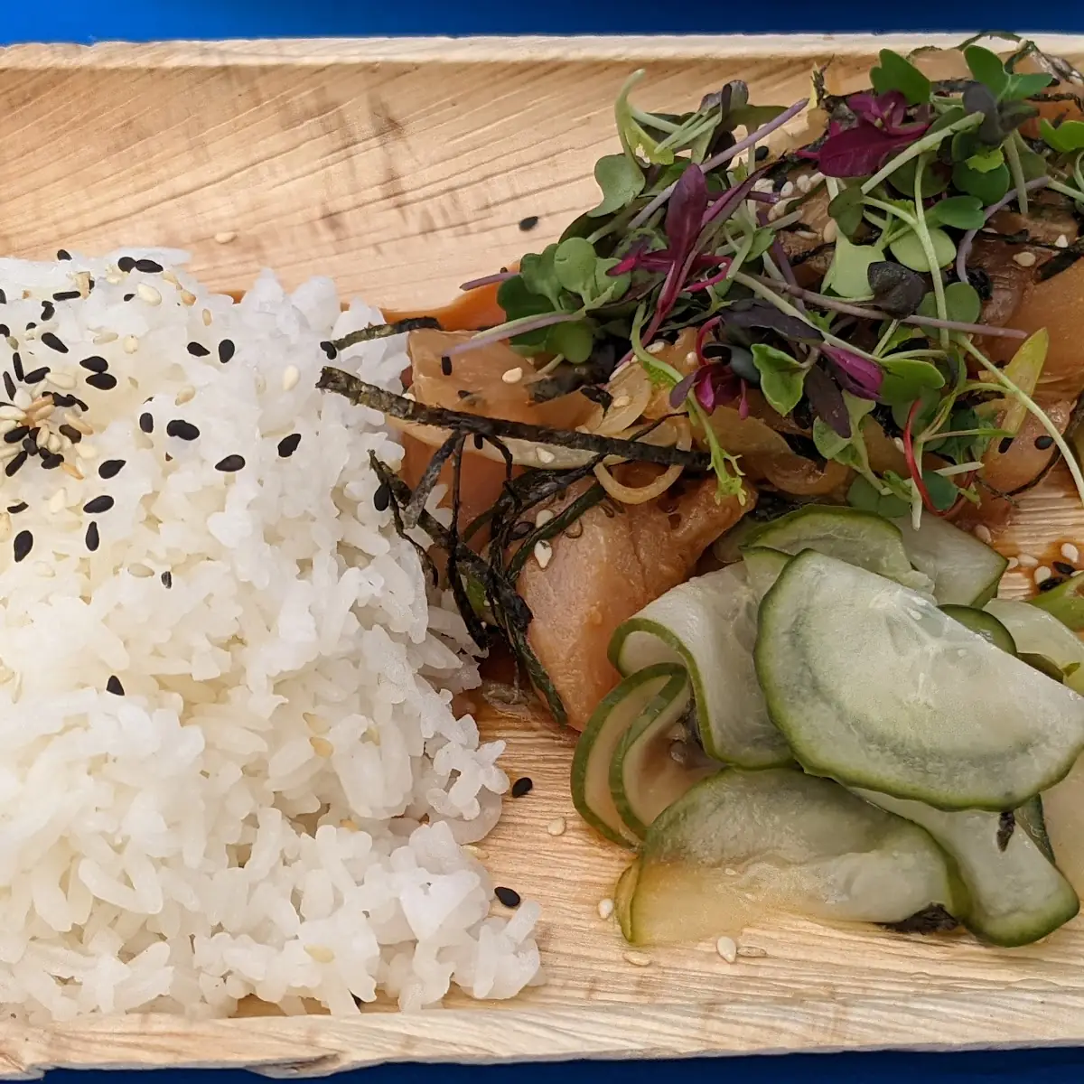 Poke Tuna and Soy Sauce