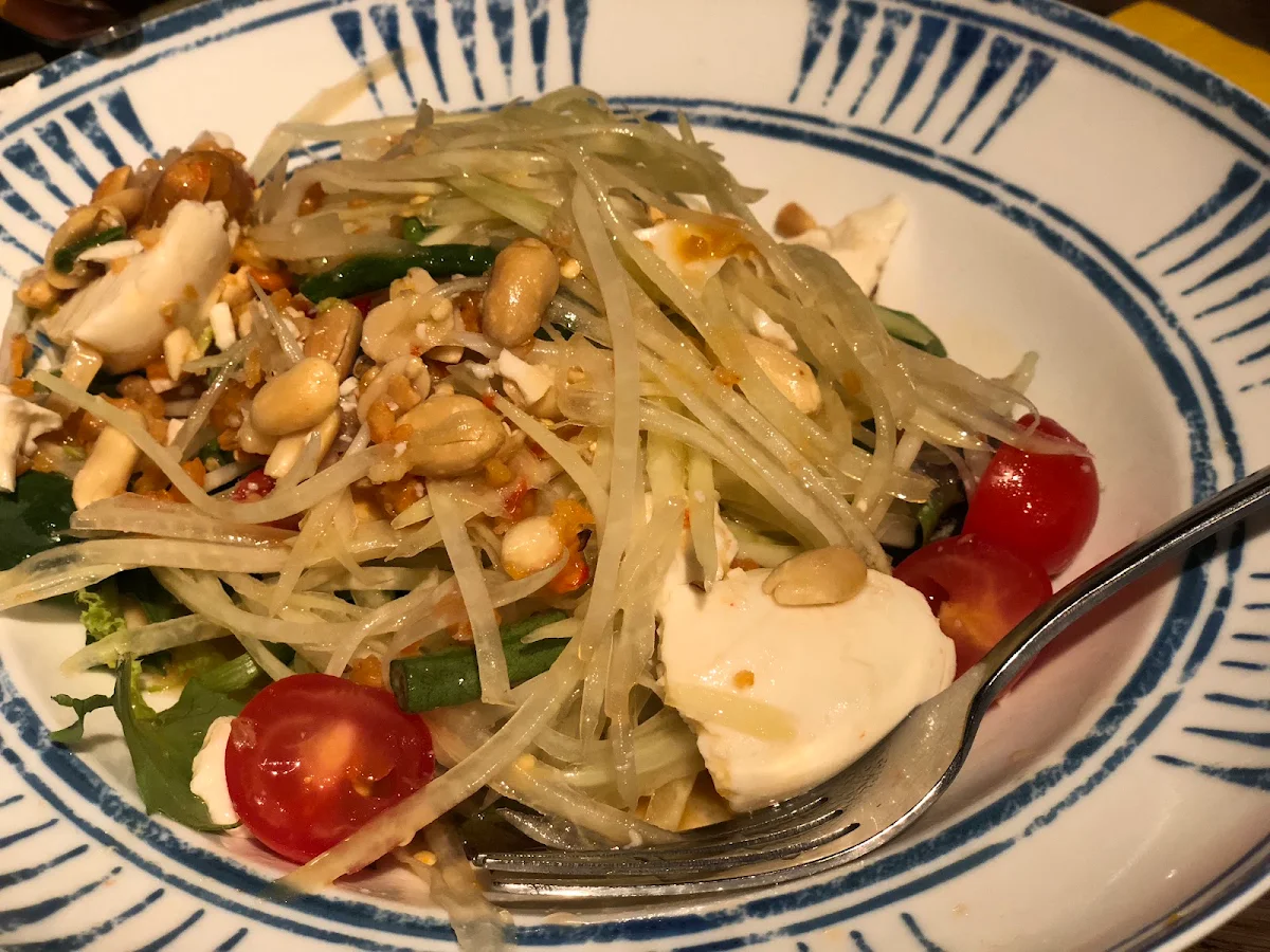Bpla Yum Mamuang, Chat Thai