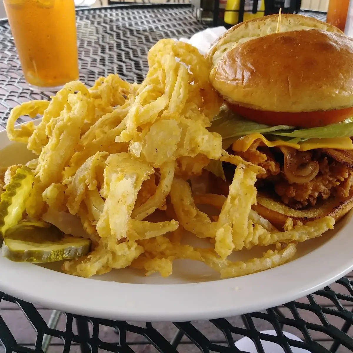 Shoestring Onion Rings