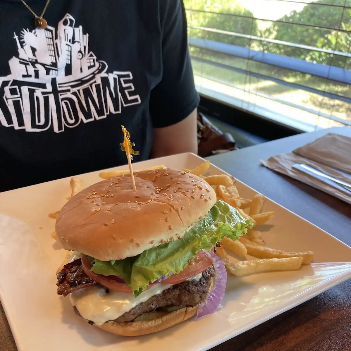 Burger and Fries