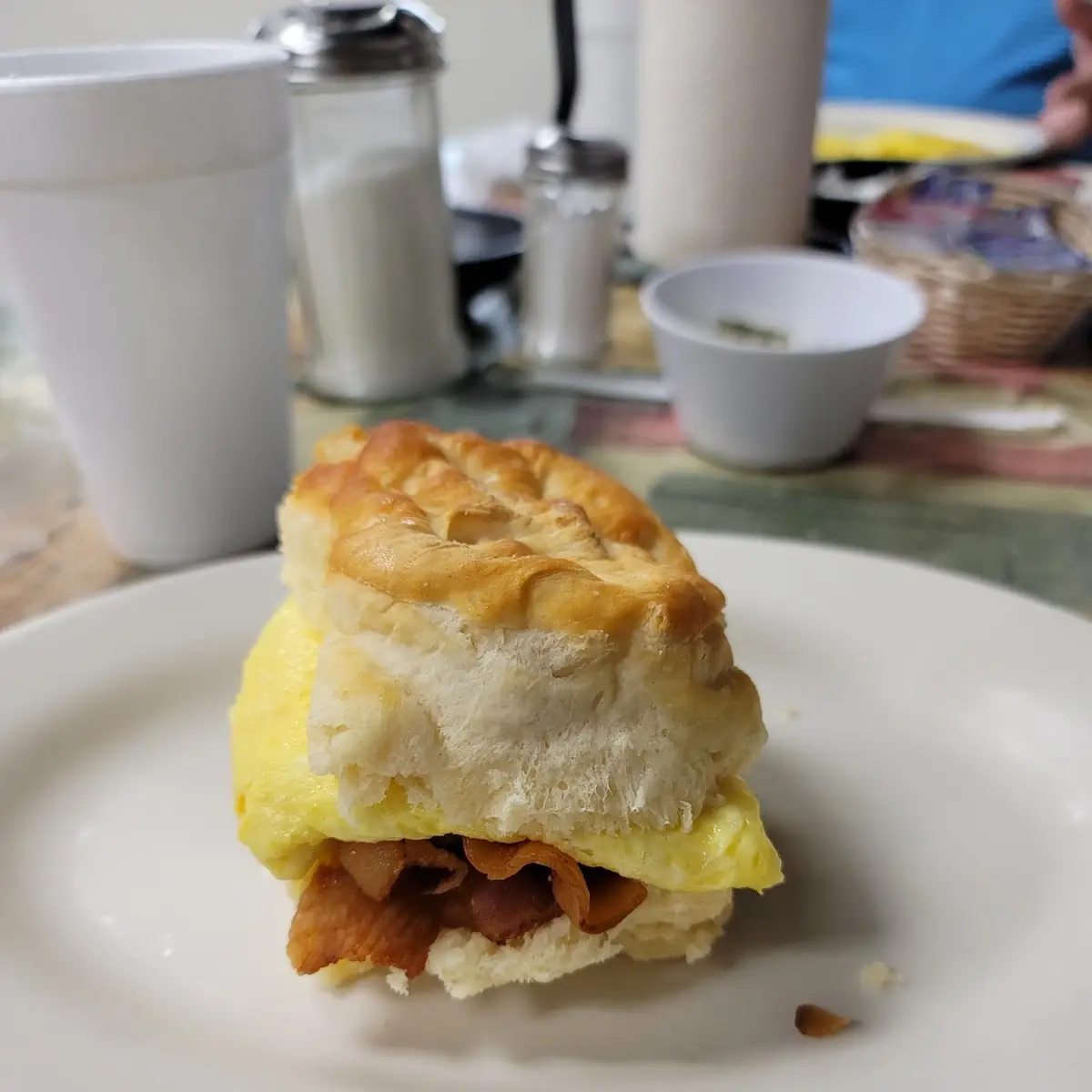 Bacon Egg and Cheese Biscuit