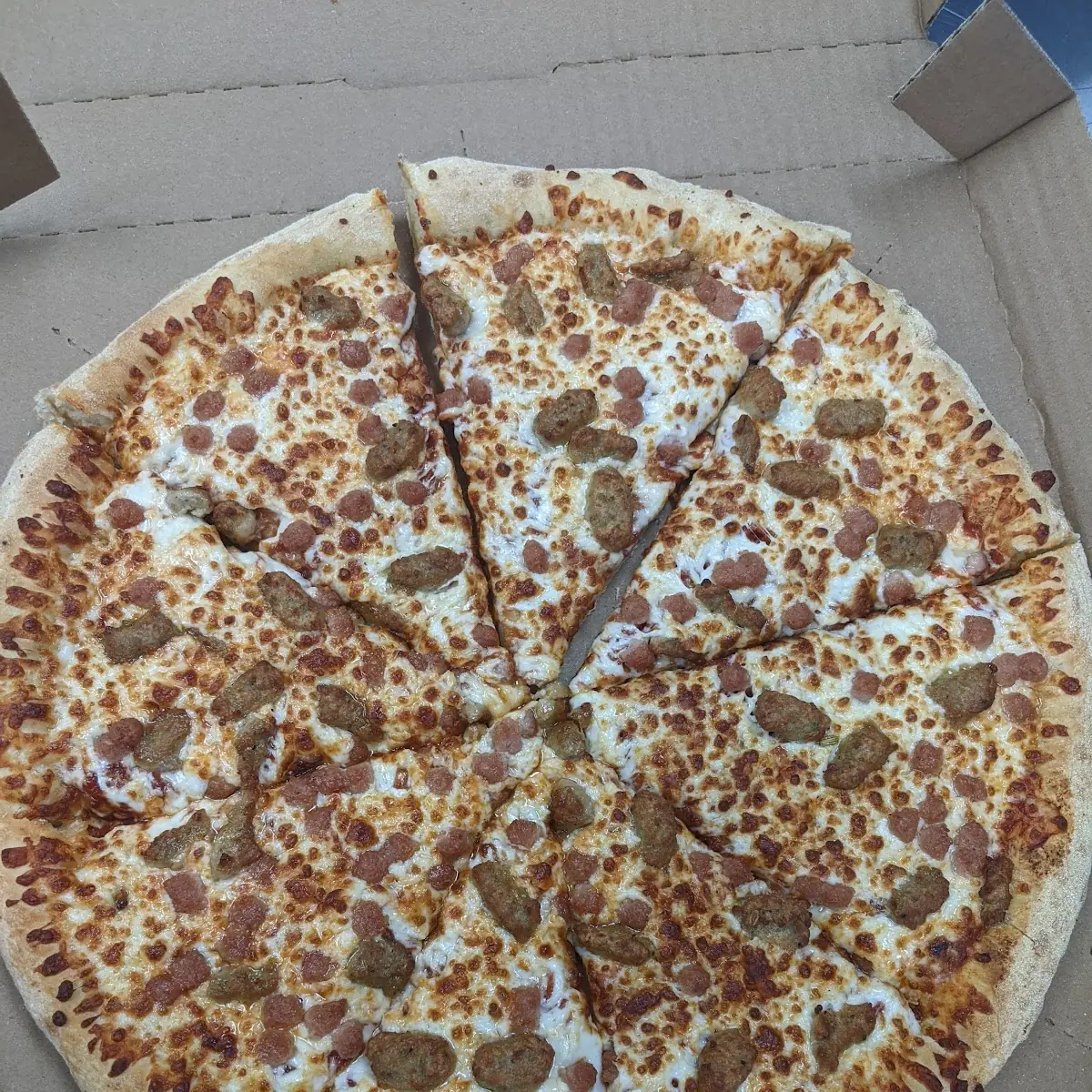 Beef Bacon Pizza, Domino's Pizza