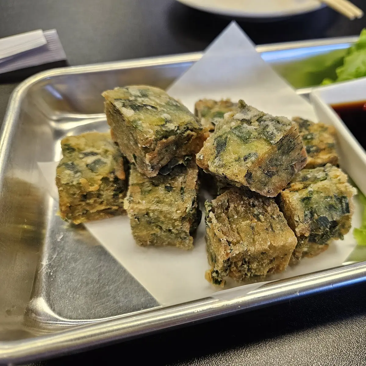 Chive Pancakes