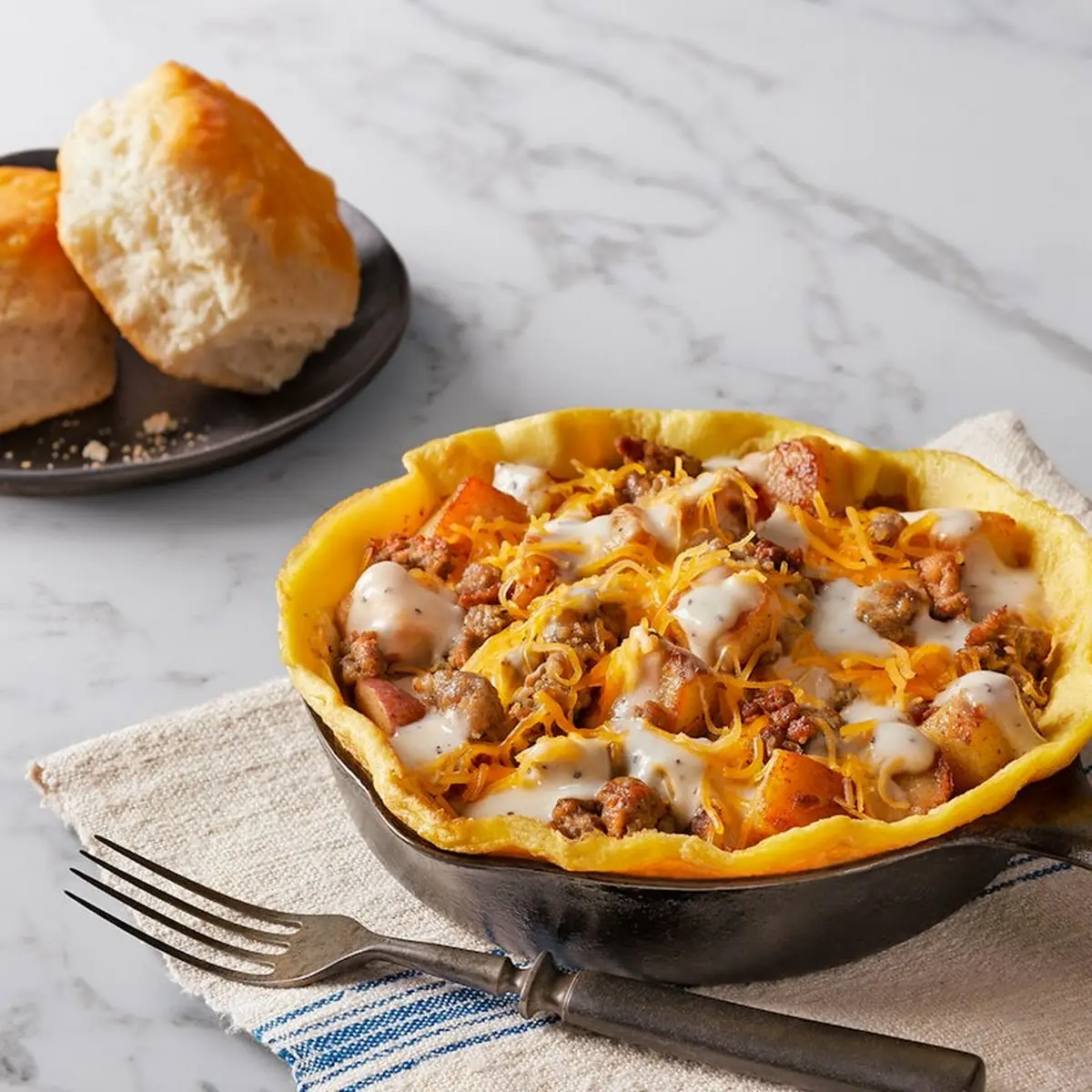 Chicken-N-Noodle Deep-Dish Dinner