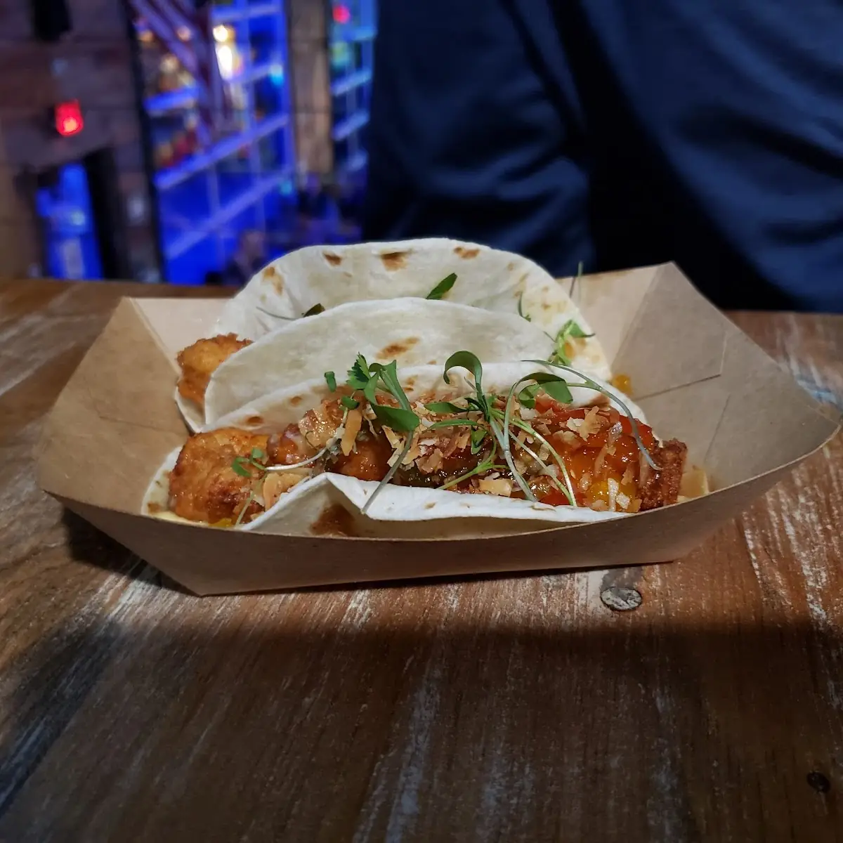 Fried Chicken Tacos