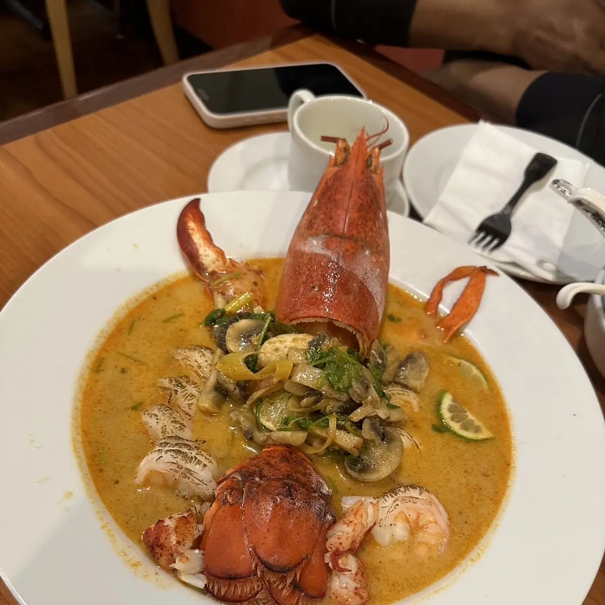 Lobster Tom Yum Noodle Soup