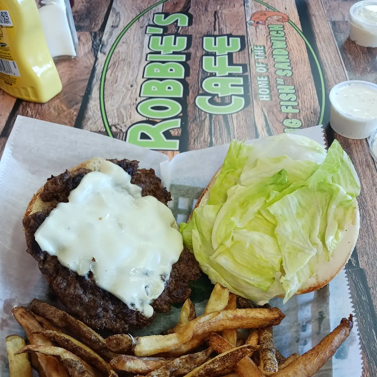 Cheeseburger and French Fries
