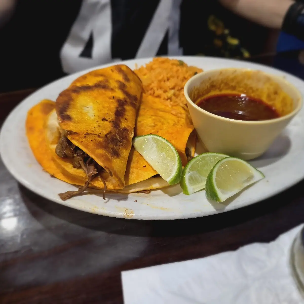 Birria Quesadilla Plate