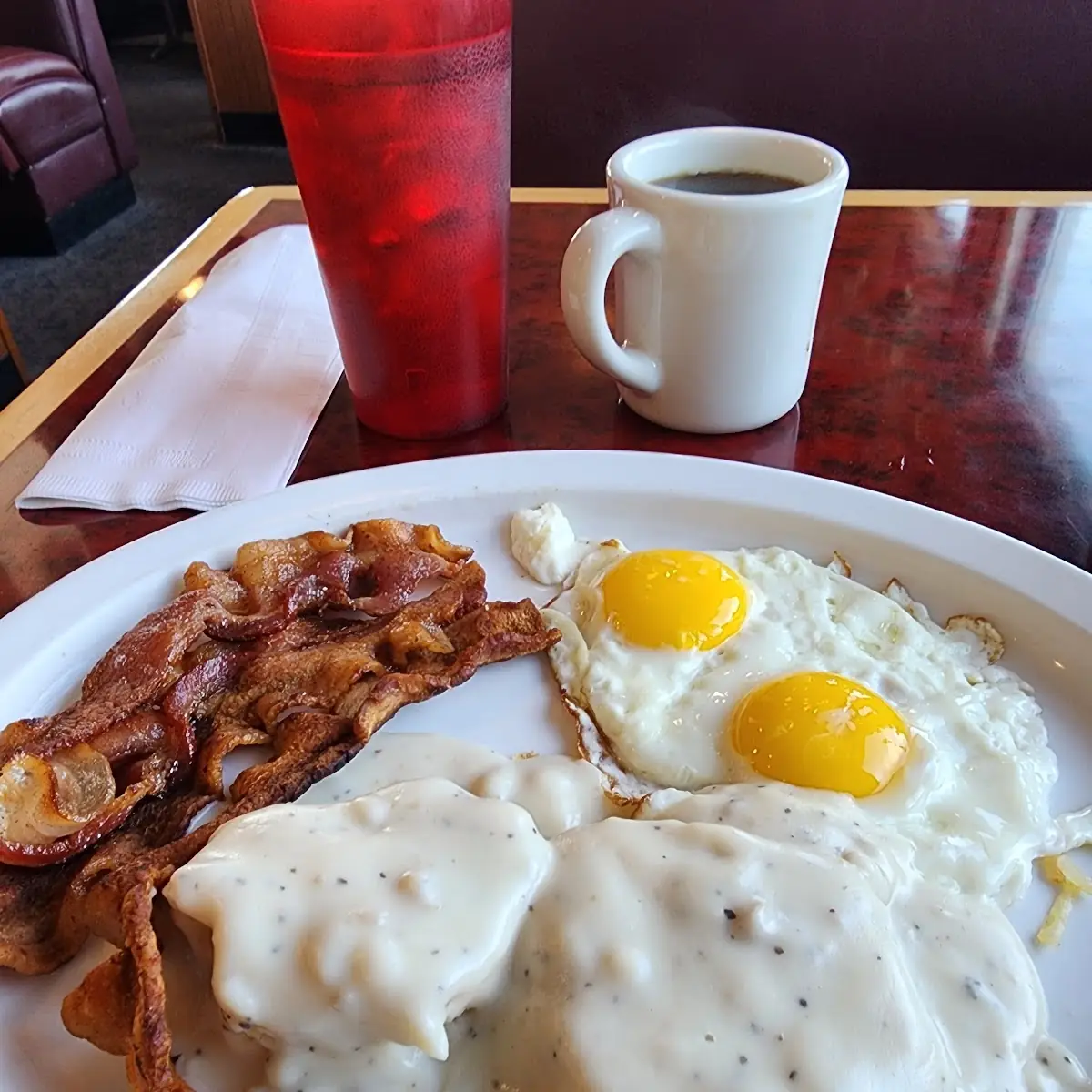 Chicken Fried Steak and Eggs