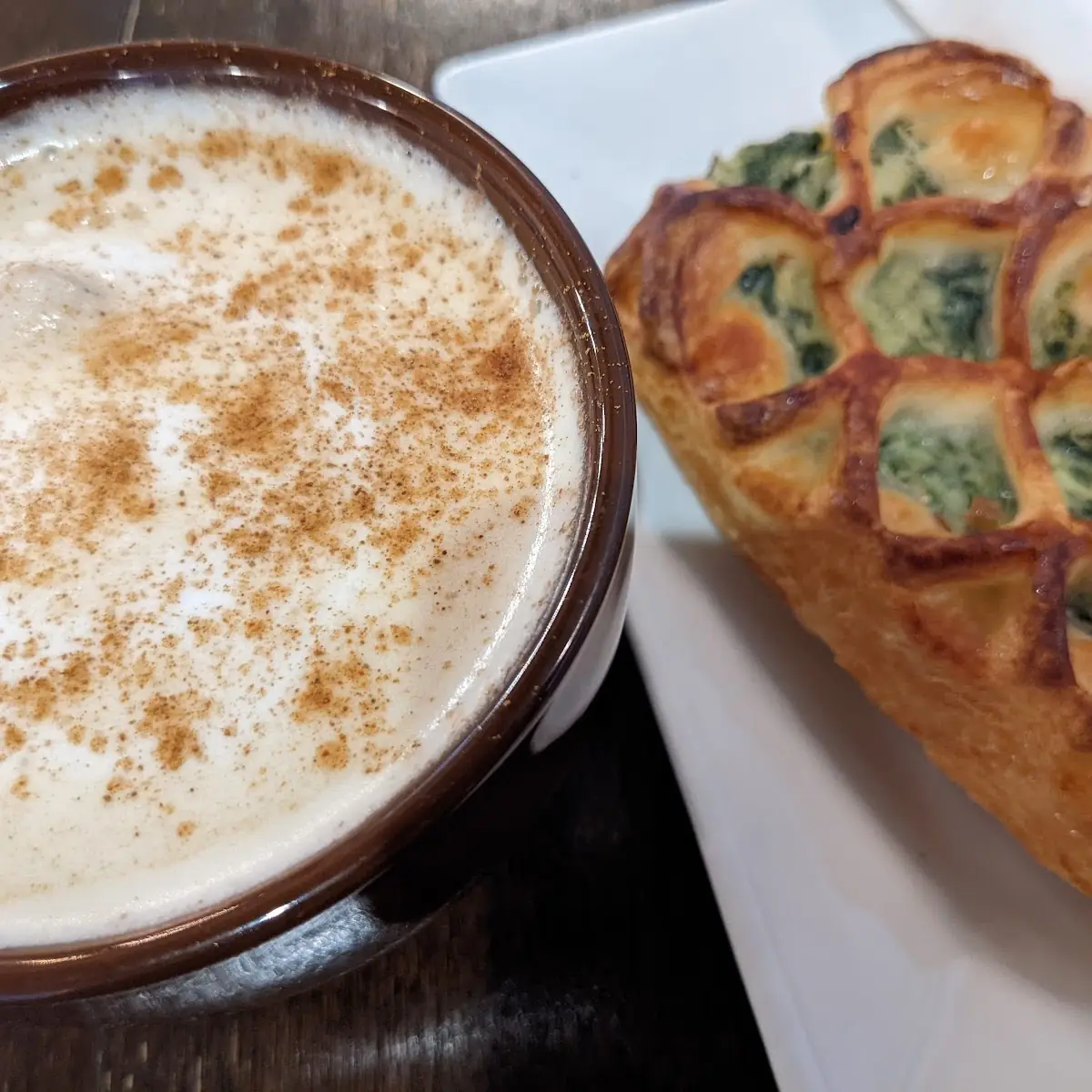 Masala Chai and Spinach Quiche