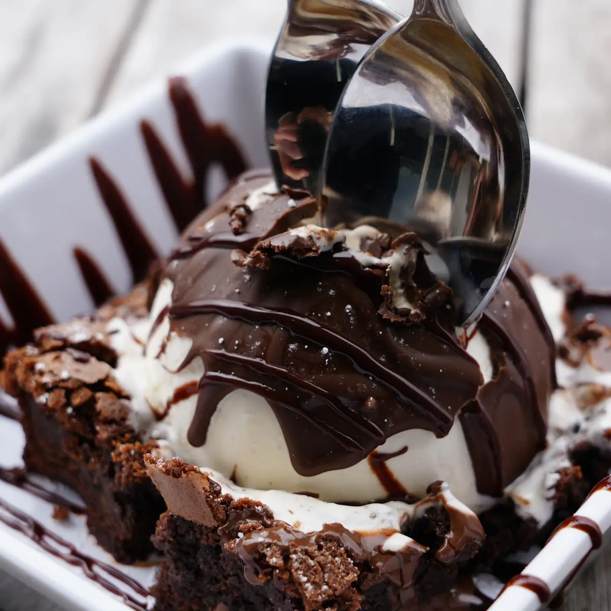 Molten Chocolate Brownie
