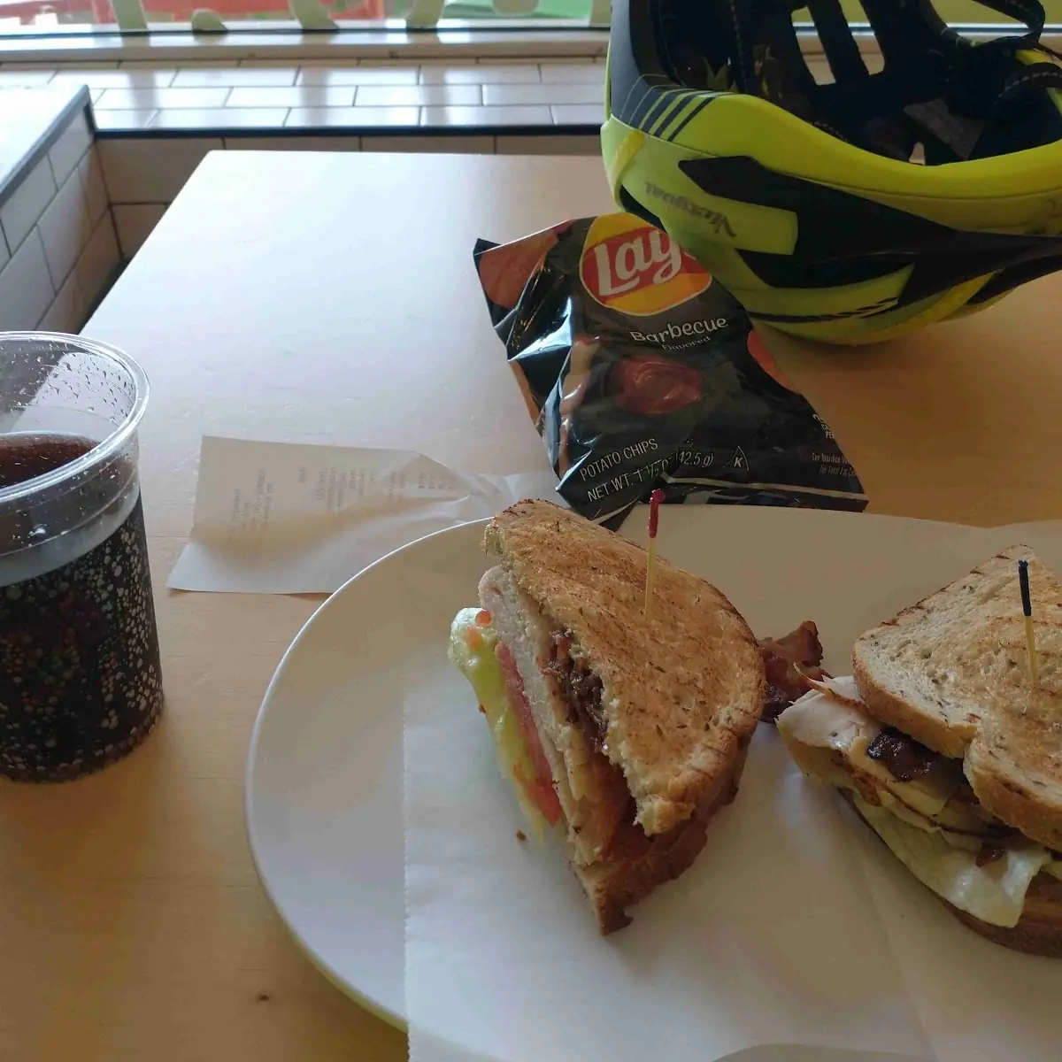 Turkey Club on Rye Bread