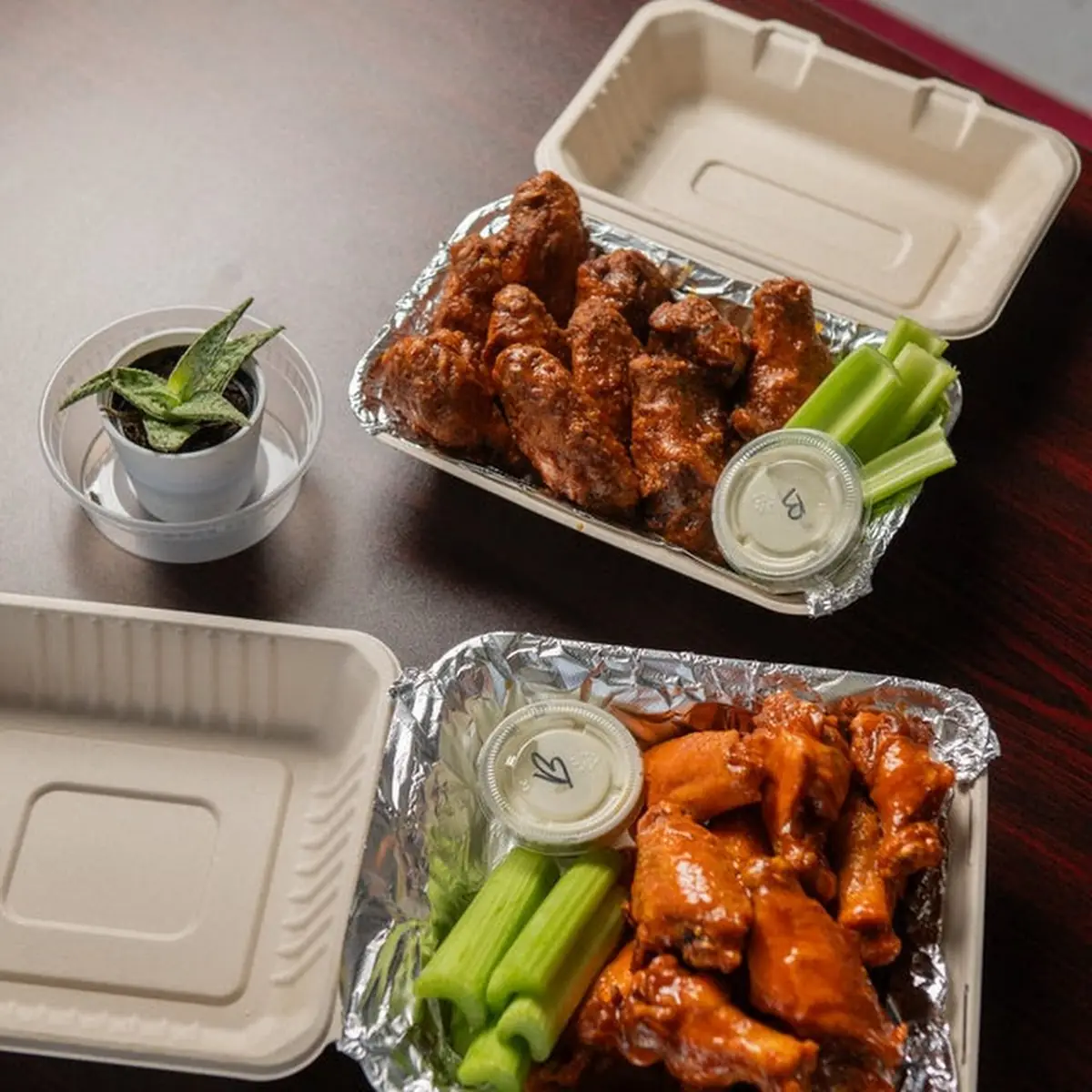 Lemon Pepper Wings & Buffalo Wings