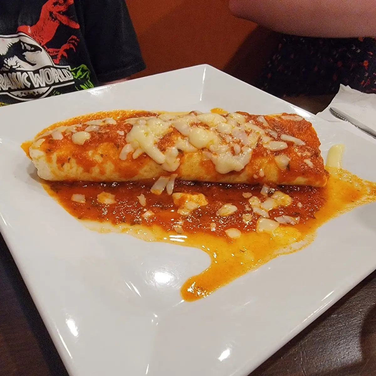 Beef Burritos with Red Sauce