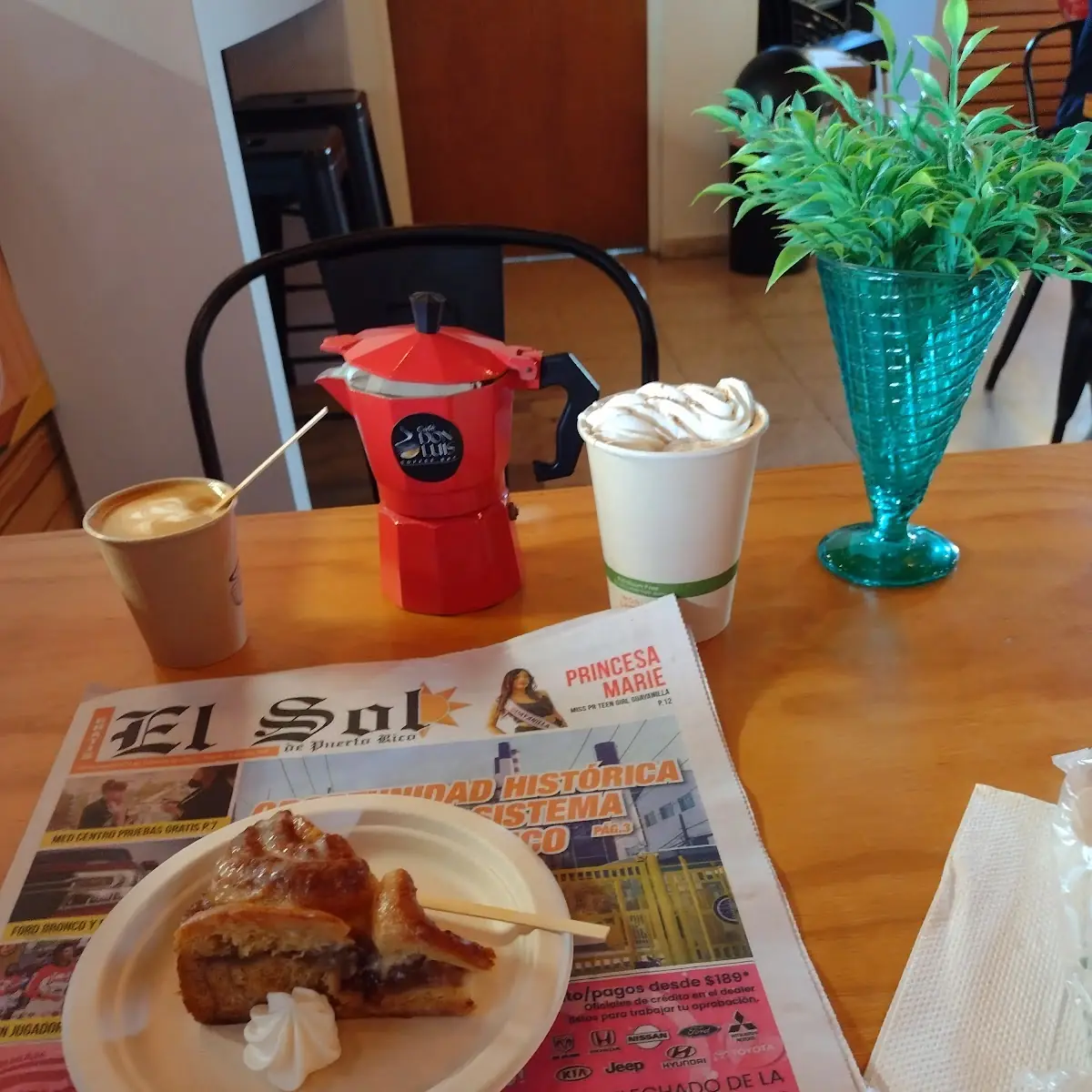 Cinnamon Roll & Coffee