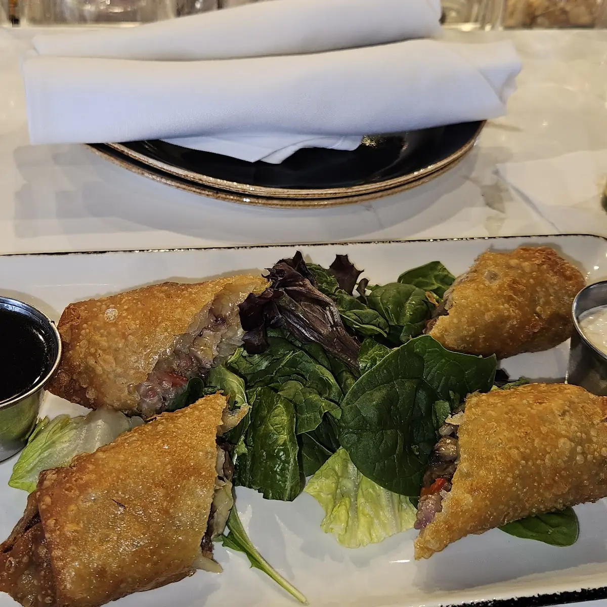 Prime Rib Egg Rolls