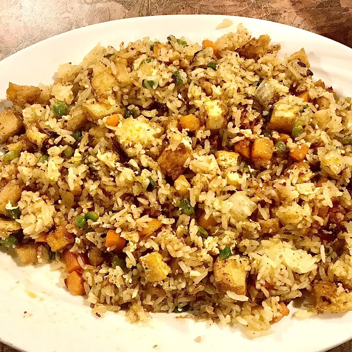 Vegetable Fried Rice with Tofu