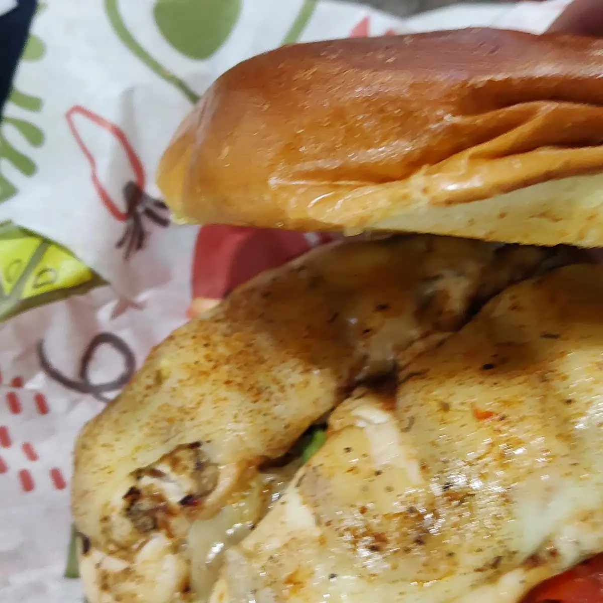 Chicken Burger with Cheese