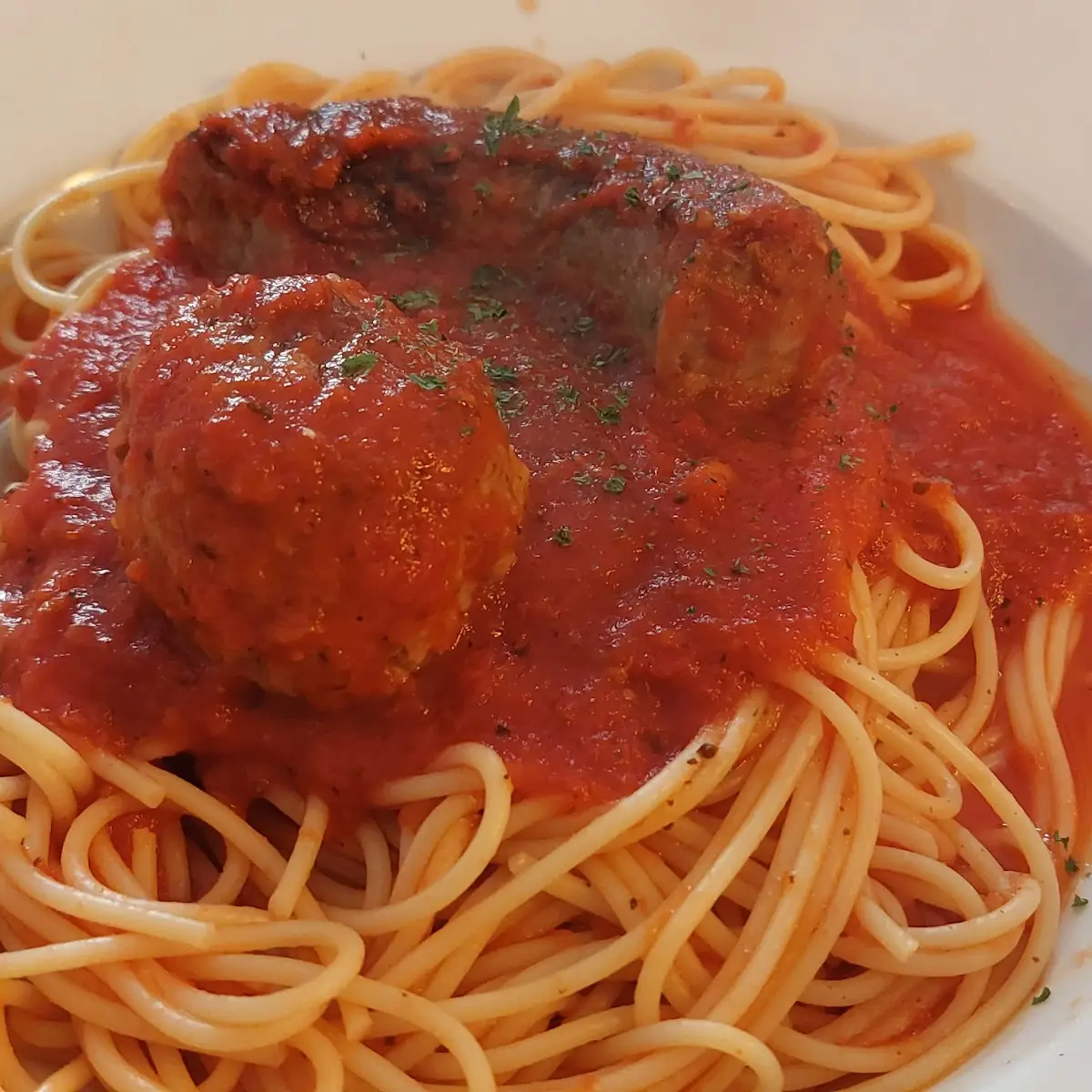 Spaghetti & Meatballs Lunch
