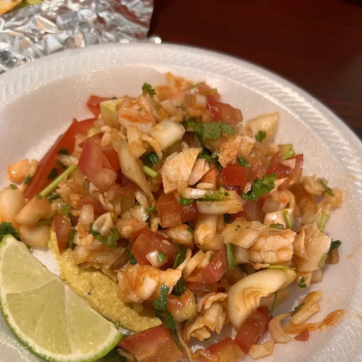 Tostadas de Ceviche