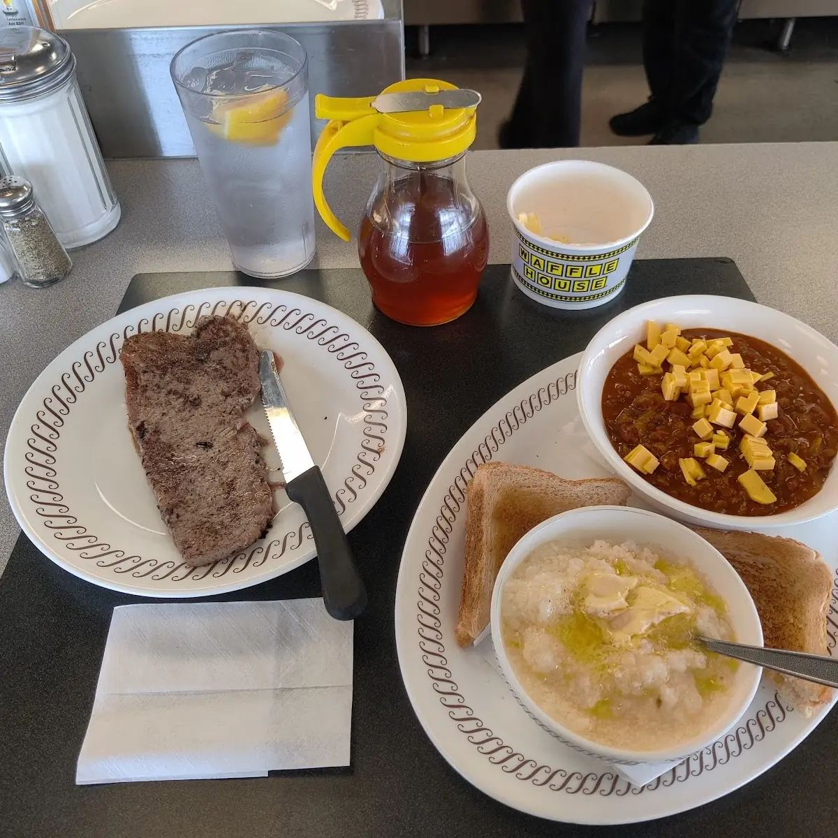 Grits Chili Cheese Steak