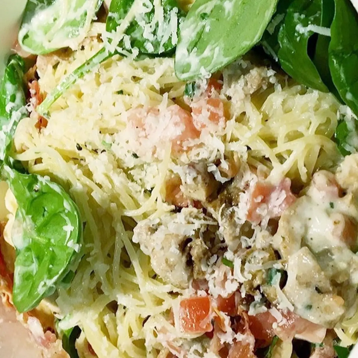 Crispy Chicken Carbonara if You Can Call It That