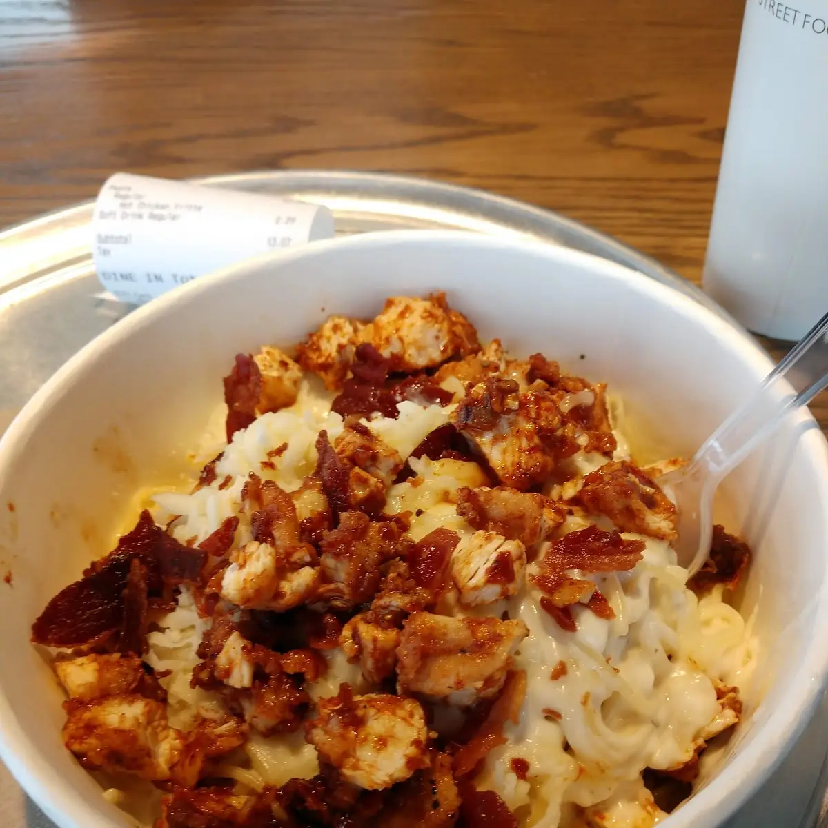 Hot Fried Chicken Carbonara