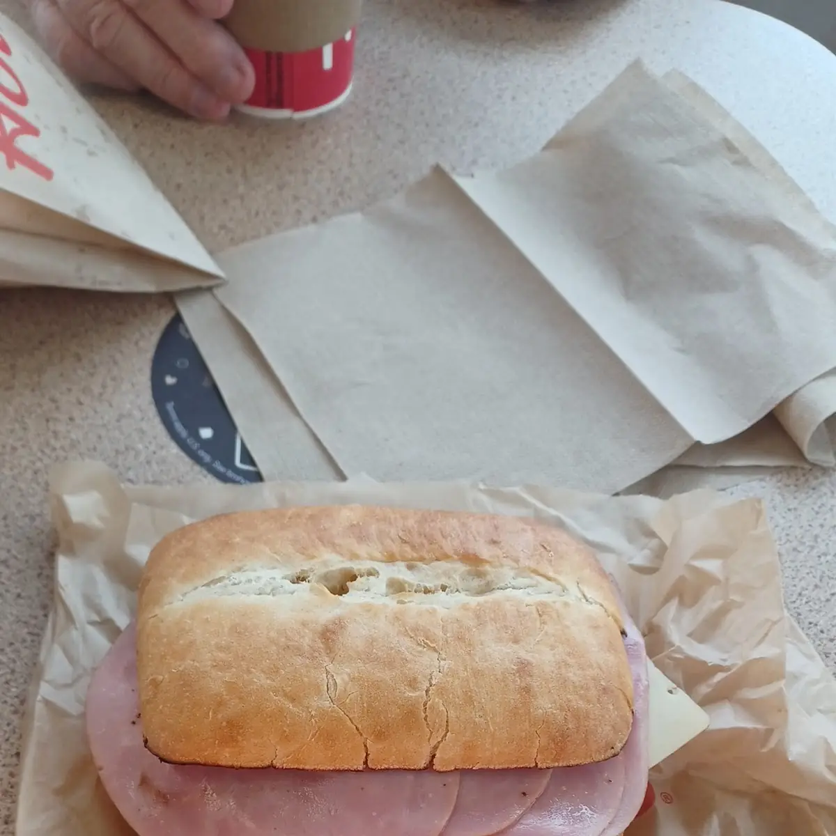 Ham and Cheese Sandwich