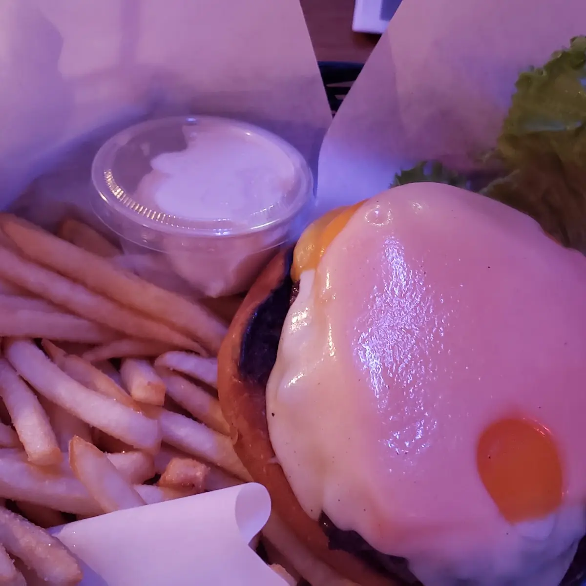 Three Cheese Burger