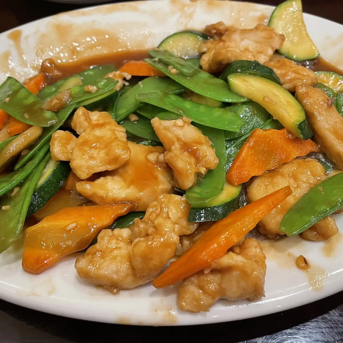 Chicken with Snow Peas
