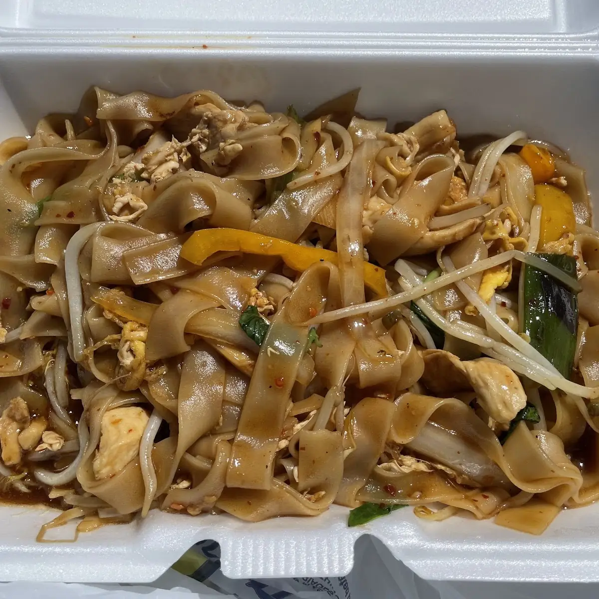 Drunken Noodles with Chicken